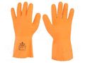 Protective gloves; Size: 9; latex; VENIFISH VE990 DELTA PLUS DEL-VE990OR09