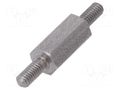 Screwed spacer sleeve; 10mm; Ext.thread: M2,5; hexagonal DREMEC TMM-M2.5X10/DR442