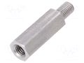 Screwed spacer sleeve; 35mm; Int.thread: M8; Ext.thread: M8 DREMEC TFM-M8X35/DR2413