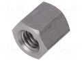 Screwed spacer sleeve; 10mm; Int.thread: M6; hexagonal DREMEC TFF-M6X10/DR149
