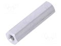 Screwed spacer sleeve; 20mm; Int.thread: M2,5; hexagonal DREMEC TFF-M2.5X20/DR132