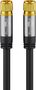 Satellite Antenna Cable (135 dB), 4x Shielded, 3 m, black - gold-plated, F plug > F plug 70666