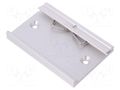 DIN rail mounting bracket; aluminium; 75mm; Rail: TS35 FISCHER ELEKTRONIK KL-35-L-75