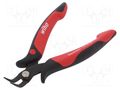 Pliers; curved,flat; 142mm; Electronic WIHA WIHA.41015