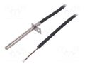 Sensor: temperature; Pt100; 100Ω; cl.B; Body dim: Ø6x73mm TEWA TEMPERATURE SENSORS TT4PT100BT105OM55
