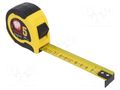Measuring tape; L: 5m; Width: 25mm; ABS,elastolan; measure MEDID MED.8255