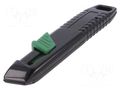 Knife; 18mm; automatic security return; Handle material: metal MEDID MED.966