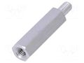 Screwed spacer sleeve; 25mm; Int.thread: M4; Ext.thread: M4 DREMEC TFM-M4X25/DR236