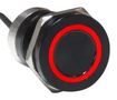 CAPACITIVE SW, DPDT, 0.01A, 12V, GRN/RED MC19MOBRG