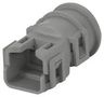 COVER, PLUG CONN, 2POS, BLK, PA 2363791-2