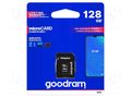 Memory card; microSDXC; R: 100MB/s; W: 10MB/s; Class 10 UHS U1 GOODRAM M1AA-1280R12