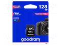 Memory card; SDXC; R: 100MB/s; W: 10MB/s; Class 10 UHS U1; 128GB GOODRAM S1A0-1280R12