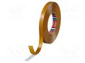 Tape: fixing; W: 15mm; L: 50m; Thk: 0.225mm; double-sided; white; 20% TESA TESA-4970-15-50M
