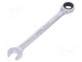 Wrench; combination spanner,with ratchet; 13mm YATO YT-0194