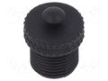 Protection cover; IP67; plastic; female M12 connectors BULGIN PXPPAM12CAM