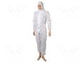 Protective coverall; Size: L; Protection class: 1; white DELTA PLUS DEL-DT117GT