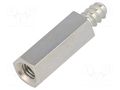 Screwed spacer sleeve; 20mm; Int.thread: M5; Ext.thread: ST4,8 DREMEC TFM-M5X20/228ST4.8