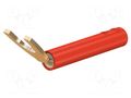 Connector: fork terminals; plug; 20A; red; Overall len: 43.2mm STÄUBLI B4-I/KA-22