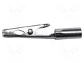 Crocodile clip; 5A; Grip capac: max.4.8mm; Overall len: 28mm MUELLER ELECTRIC BU-30TBO
