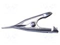 Crocodile clip; 5A; Grip capac: max.5.6mm; Overall len: 28mm MUELLER ELECTRIC BU-34X