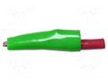 Crocodile clip; 10A; green; Grip capac: max.7.9mm MUELLER ELECTRIC BU-63C-5