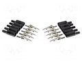 Crocodile clip; 10A; black; Grip capac: max.8mm; Socket size: 4mm MUELLER ELECTRIC BU-P2240-0