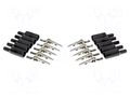 Crocodile clip; 10A; black; Grip capac: max.8mm; Socket size: 4mm MUELLER ELECTRIC BU-P2240-0
