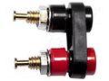 Connector: 2mm banana; socket; 5A; 1.5kV; black; double; -50÷120°C MUELLER ELECTRIC BU-P4543-0