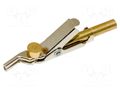 Crocodile clip; Grip capac: max.25.4mm; Overall len: 59.4mm MUELLER ELECTRIC BU-JP-25182-TJ