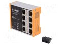 Switch Ethernet; managed; Number of ports: 8; 18÷30VDC; RJ45; IP20 LAPP 21700142