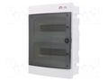 Enclosure: for modular components; IP40; plaster embedded; white ETI POLAM ETI-ECM24PT-S