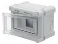 Enclosure: for modular components; IP66; wall mount; light grey OBO BETTERMANN OBO-2008860