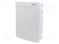 Enclosure: for modular components; IP40; plaster embedded; white ETI POLAM ETI-ECM24PO-S