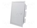 Enclosure: for modular components; IP40; plaster embedded; white ETI POLAM ETI-ERP12-2