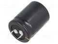 Capacitor: electrolytic; SNAP-IN; 3.3mF; 100VDC; Ø30x50mm; ±20% KEMET ALC80A332CF100