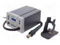 Station: hot air; digital,with push-buttons; 1200W; 100÷500°C QUICK QUICK-861DE-ESD