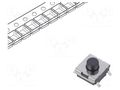 Microswitch TACT; SPST-NO; Pos: 2; 0.05A/24VDC; SMT; none; 980mN OMRON Electronic Components B3FS-1010P