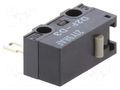 Microswitch SNAP ACTION; 3A/125VAC; without lever; SPDT; ON-(ON) OMRON Electronic Components D2F-D3