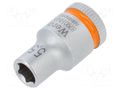 Socket; 6-angles,socket spanner; HEX 5.5mm; 1/4"; Zyklop WERA WERA.05003504001