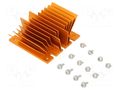 Heatsink: extruded; grilled; BGA; golden; L: 61mm; W: 58mm; H: 22.9mm Advanced Thermal Solutions ATS-1106-C1-R0