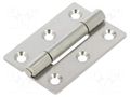 Hinge; Width: 40mm; stainless steel; H: 60mm ELESA+GANTER GN136NI40-60-C