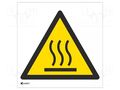 Safety sign; warning; PVC; W: 200mm; H: 200mm ANRO IW/017/C/P