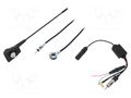 Antenna; automotive; 15dBi; AM,DAB,FM; 5m; 50Ω; black; 5VDC; RG58 PER.PIC. A00035