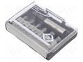 Kit: screwdriver bits; Phillips,Pozidriv®,slot; 25mm; 7pcs. C.K CK-T4583C