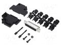 Connector: D-Sub; PIN: 25; female; straight; screw terminal AMPHENOL COMMUNICATIONS SOLUTIONS DTPKP-25FSSC