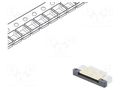 Connector: FFC/FPC; tinned; SMT; 500mA; 50V; PIN: 14; 500um; ZIF; 30mΩ CONNFLY DS1020-09-14VBT1A-