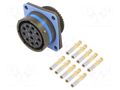 Connector: military; socket; female; PIN: 11; Series I LJT; crimped AMPHENOL LJT00RT2111S014
