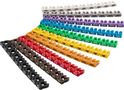 Cable Marker Clips ''Digits 0–9'' for Cable Diameters of 3.8 - 5.9 mm, 4 mm - 10x 10 coloured coding rings for labelling cables with a wire cross-section of 4 mm² 72514