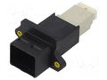 HARTING connector PP LC 2x M2.5 holes recep. MM, 1.1 seal HARTING 09574420511000