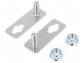 Clip; steel; for enclosures; 2pcs. ETI POLAM ETI-UCH-2